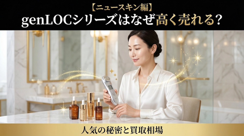 【ニュースキン編】genLOCシリーズはなぜ高く売れる？人気の秘密と買取相場